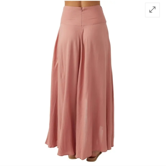 O'Neil Ambrosio Pink High-Low Maxi Skirt High Waist Size Large Lightwaist - Picture 4 of 14